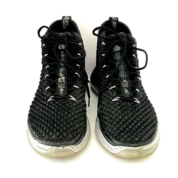 Nike AlphaDunk Carbon Fiber Basketball Shoe Sneaker OREO Wolf Gray Size 13 - Picture 4 of 16